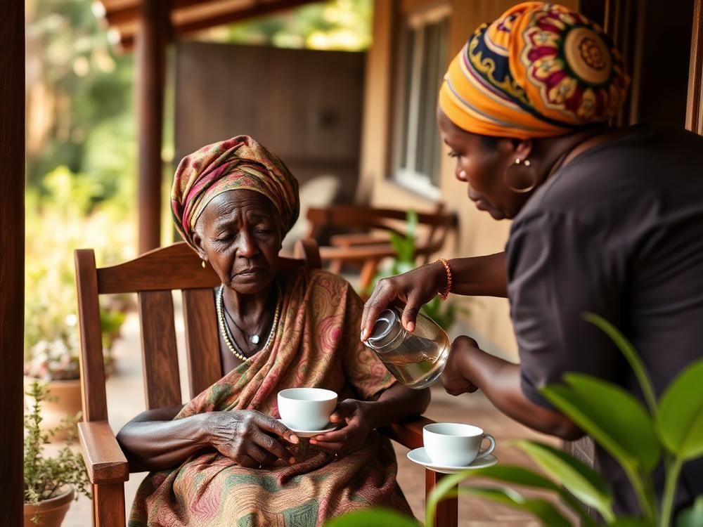 Elderly Care in a Ghanaian home